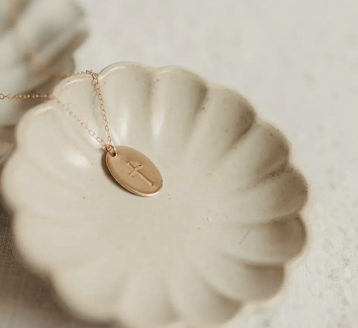 Cross Coin Necklace